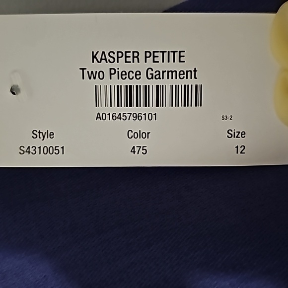 Kasper Suit Set 12P Blue Violet - Picture 8 of 10